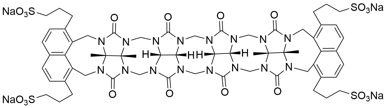 Acyclic sodium 3 3' %28naphthalene 2 7 diyl%29bis%28propane 1 sulfonate%29 cucurbituril