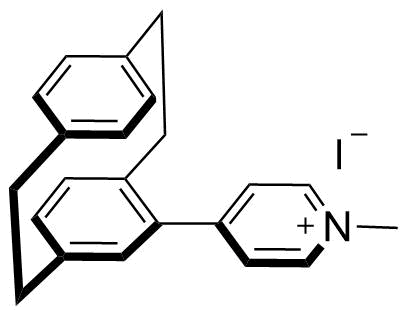 Methyl pyridinium paracyclophane iodide