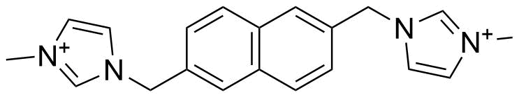 1 methyl 3   6  %283 methylimidazol 3 ium 1 yl%29methyl naphthalen 2 yl methyl imidazol 1 ium