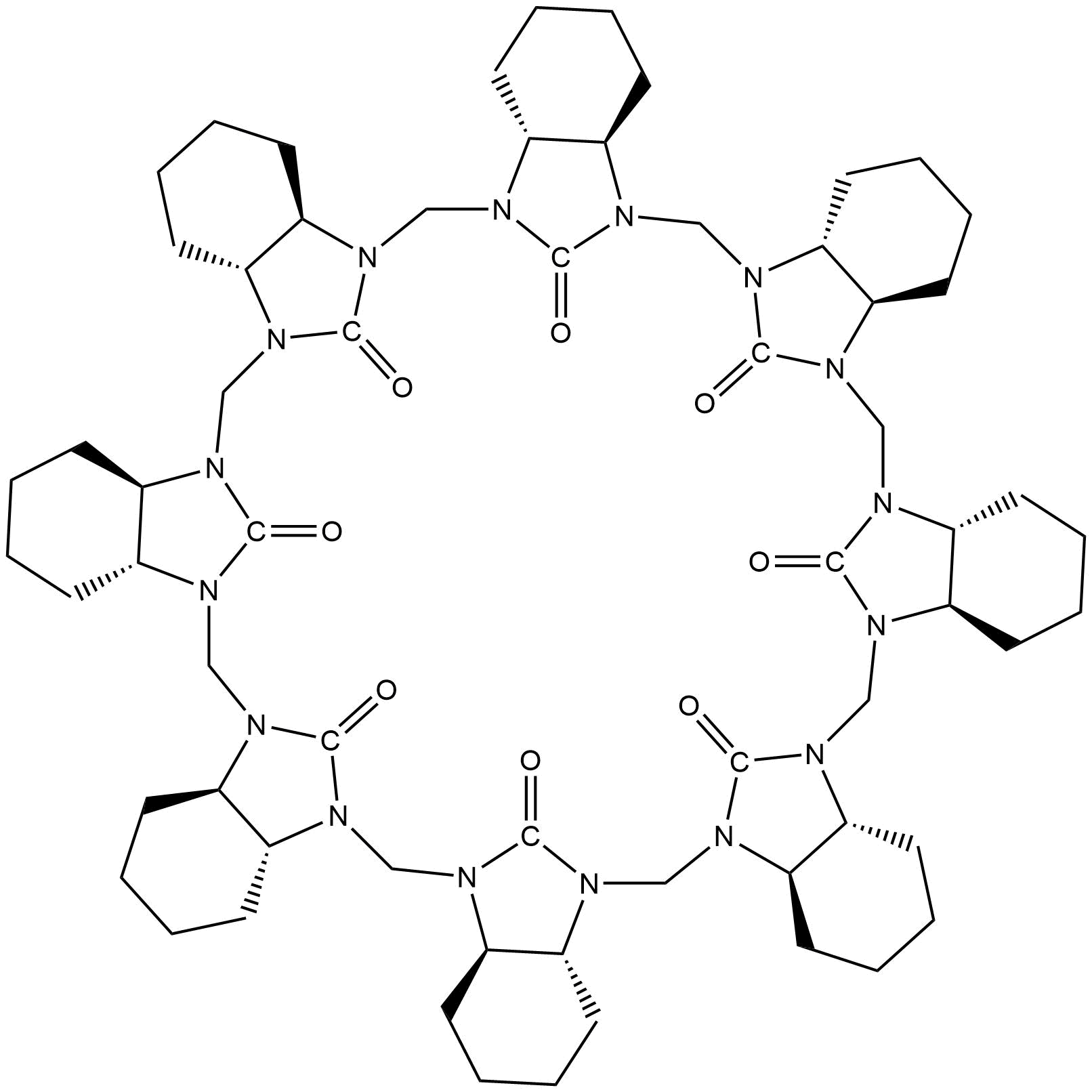 Cyclohexanohemicucurbit 8 uril