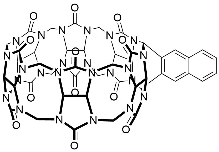 Napthalene monofunctionalized cb6