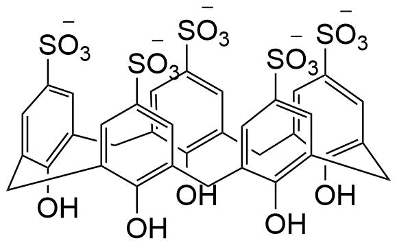 Sulfocalix 5 arene