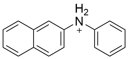 N phenyl 2 naphthylammonium cation