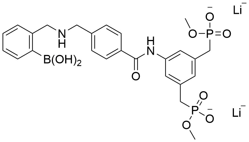 5  4  2 %28dihydroxyboryl%29benzylaminomethyl benzoylamino  1 3 xylylenebis%28phosphonic acid lithium methyl%29 ester salt
