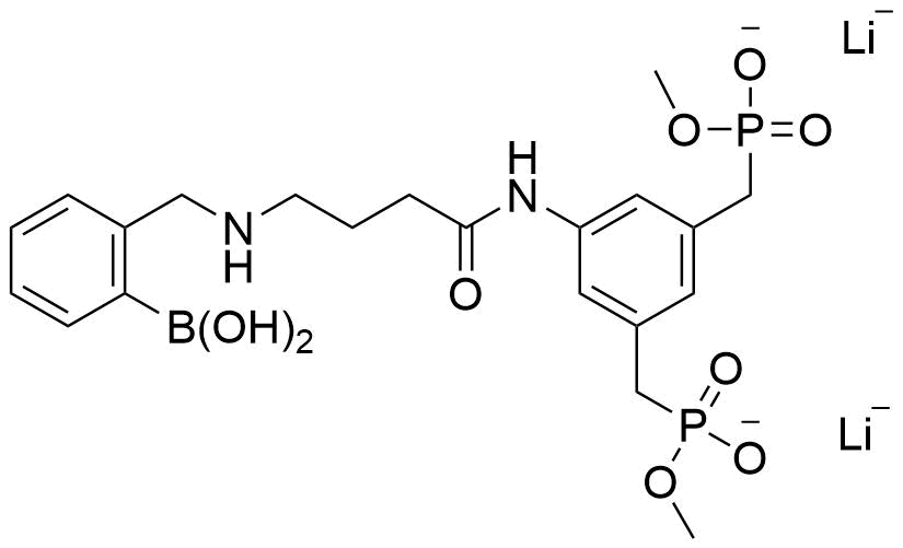 5  4 %282 dihydroxyboryl benzylamino%29 butyroylamino  m xylylene bisphosphonic acid dimethyl ester dilithium salt