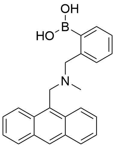 %282 %28%28%28anthracen 9 ylmethyl%29%28methyl%29amino%29methyl%29phenyl%29boronic acid