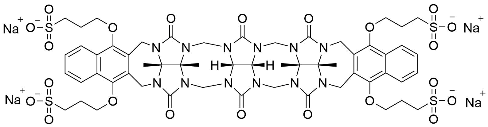 Dimetoxinaphtaleneglycoluril trimer