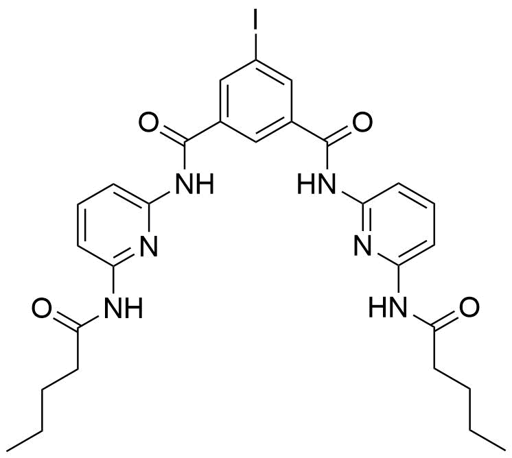5 iodo n n' bis 6 %28pentanoylamino%29pyrid 2 yl isophthalamide