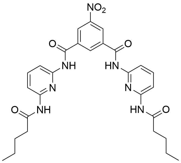 5 nitro n n' bis 6 %28pentanoylamino%29pyrid 2 yl isophthalamide