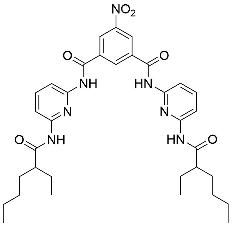 5 nitro n n' bis 6 %282 ethylhexanoylamino%29pyrid 2 yl isophthalamide