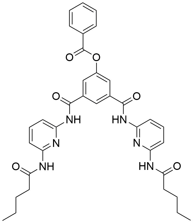5 benzoyloxy n n' bis 6 %28pentanoylamino%29pyrid 2 yl isophthalamide
