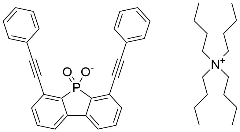 Tetrabutylammonium 4 6 bis%28phenylethynyl%29 5 oxylato 5h dibenzophosphole 5 oxide