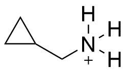 Cyclopropylmethanaminium