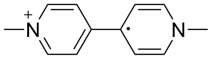 1 1' dimethyl 4 4' bipyridinyl radical cation